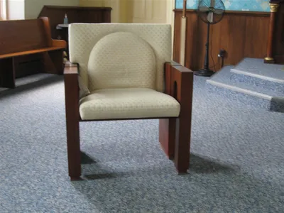 Celebrant's chair.