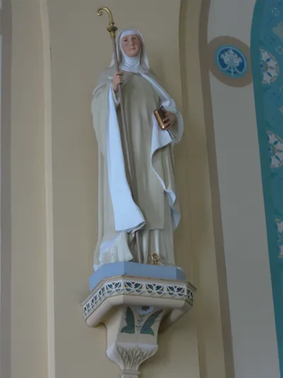 Statue of St. Bridget.