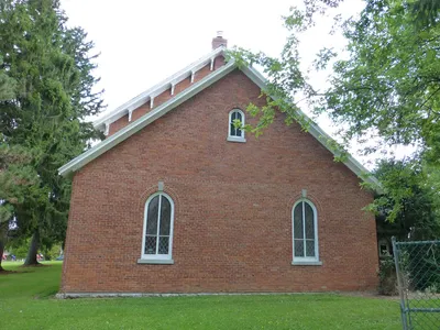 Back of the church.