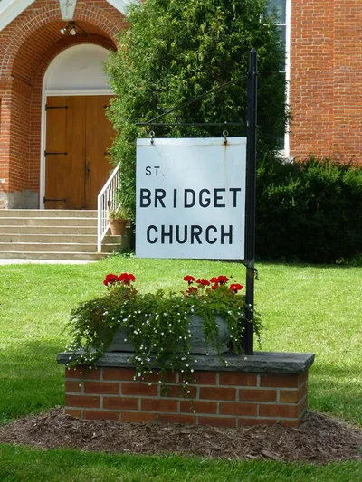 Church sign.