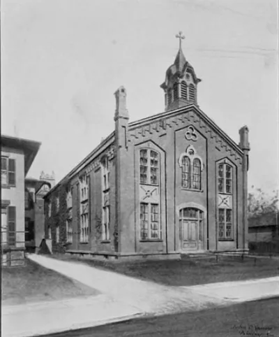 St. Bridget school, 1904. Source: Golden Jubilee 1854-1904 - History of St. Bridgets Parish