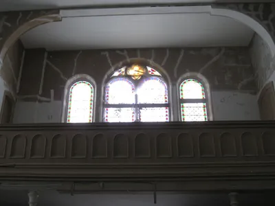 Choir loft.