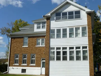 Side of the rectory.