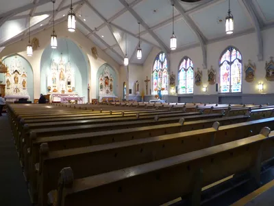 From back left corner.