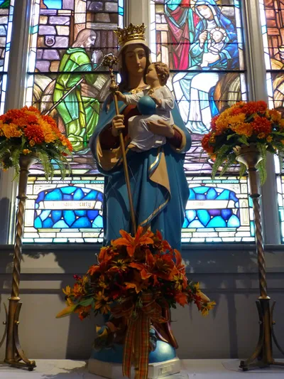 Our Lady of Victory statue.