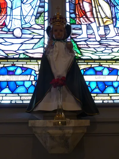 Infant of Prague statue.