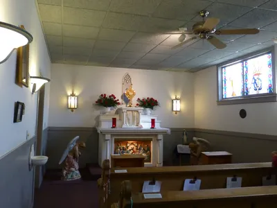 Adoration chapel.