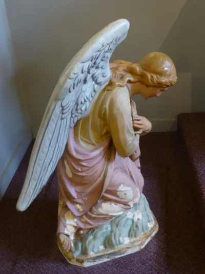 Angel statue.