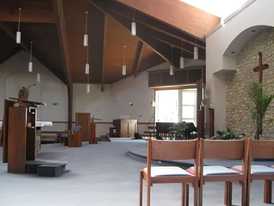 Sanctuary seen from right.