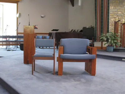 Celebrant's chair.