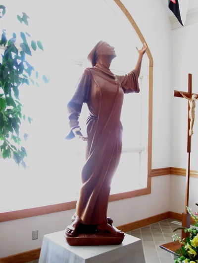St. Catherine statue.