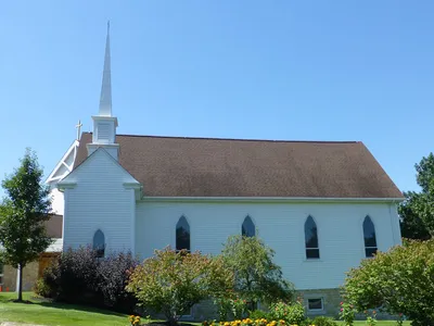 Right side of chapel.