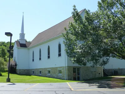 Back of chapel.