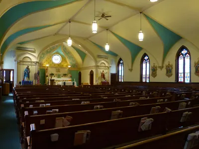 From back left corner.