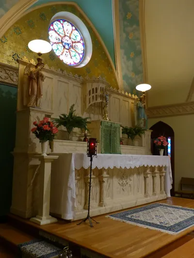 High altar, from left.