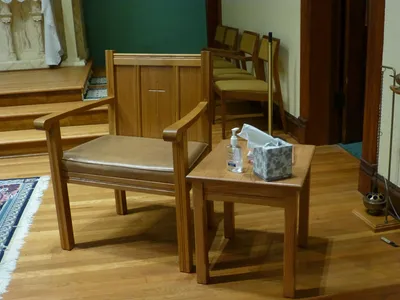 Celebrant's chair.
