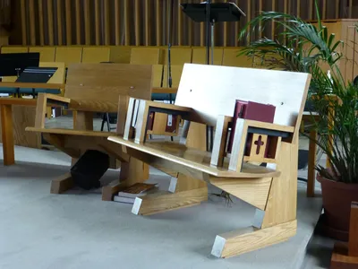 Celebrant's chair.
