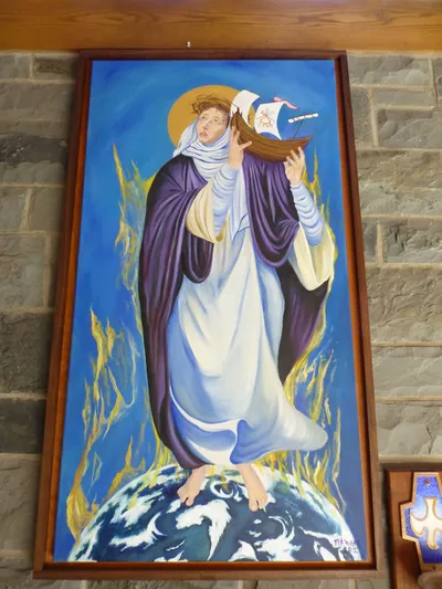 St. Catherine of Siena painting.