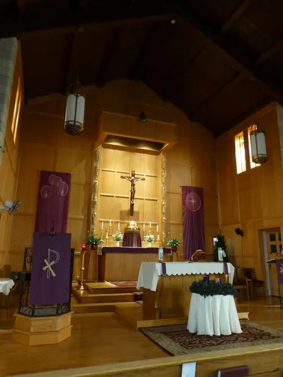 Sanctuary from angle.