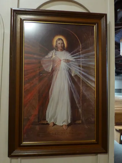 Divine Mercy image.