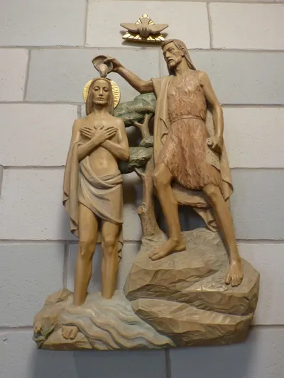 Baptism of Christ relief.