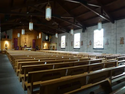 From back left corner.