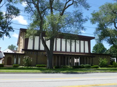 Seen from Dewey Ave.