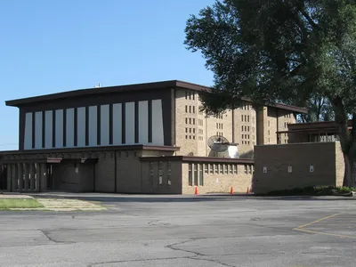 Back of the church.