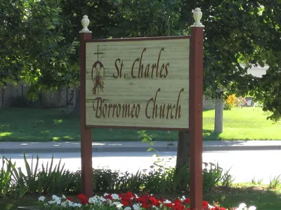 Church sign.