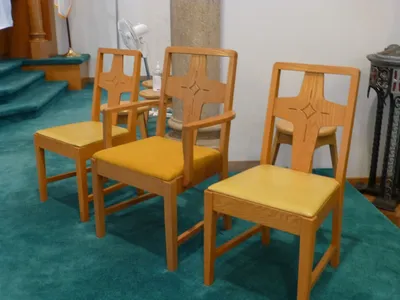 Celebrant's chair.