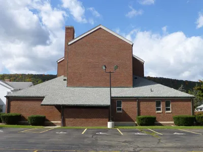 Back of the church.