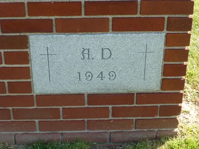 Cornerstone on the building.