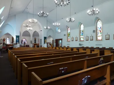 From back left corner.
