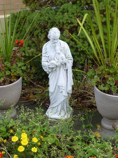 St. Joseph statue.