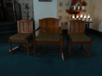 Celebrant's chair.