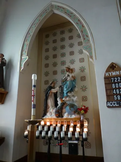 Left side shrine.