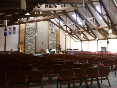 From back left corner.