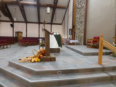 Sanctuary seen from right.