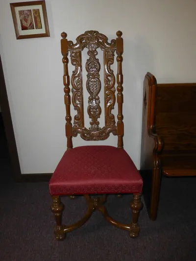 Celebrant's chair.