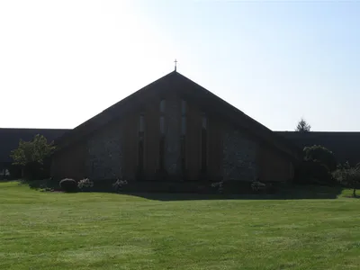 Back of the church.