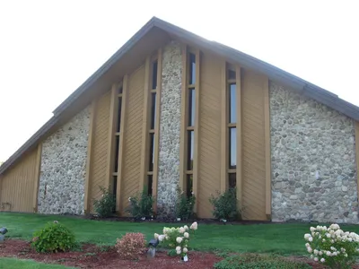 Back of the church.