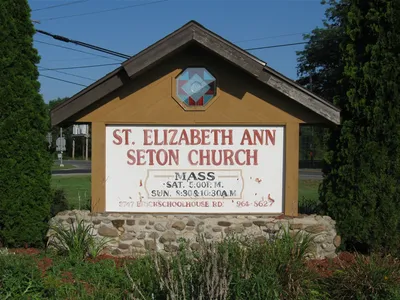 Church sign.