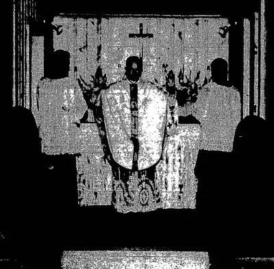Interior of former chapel, 1954. Source: Catholic Courier