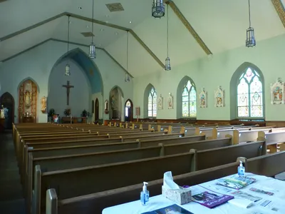 From back left corner.