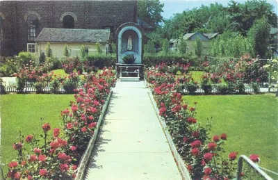 Our Lady of Fatima shrine, and site of the weekly recitation of the rosary on local radio. Source: Rochester Public Library