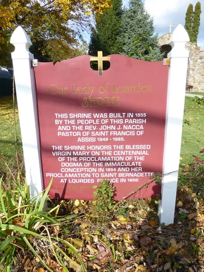 Grotto sign.
