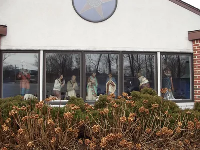 Nativity scene.