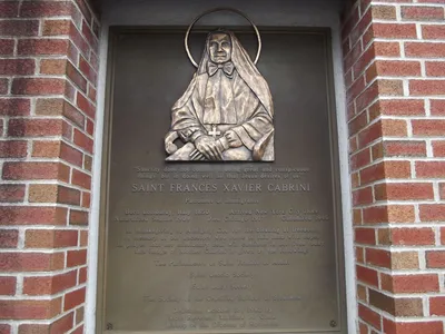 St. Frances Xavier Cabrini memorial.