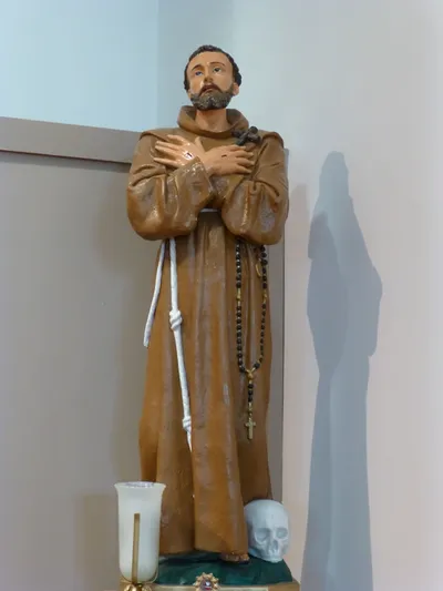 St. Francis statue.