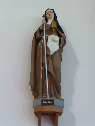 St. Clare statue.